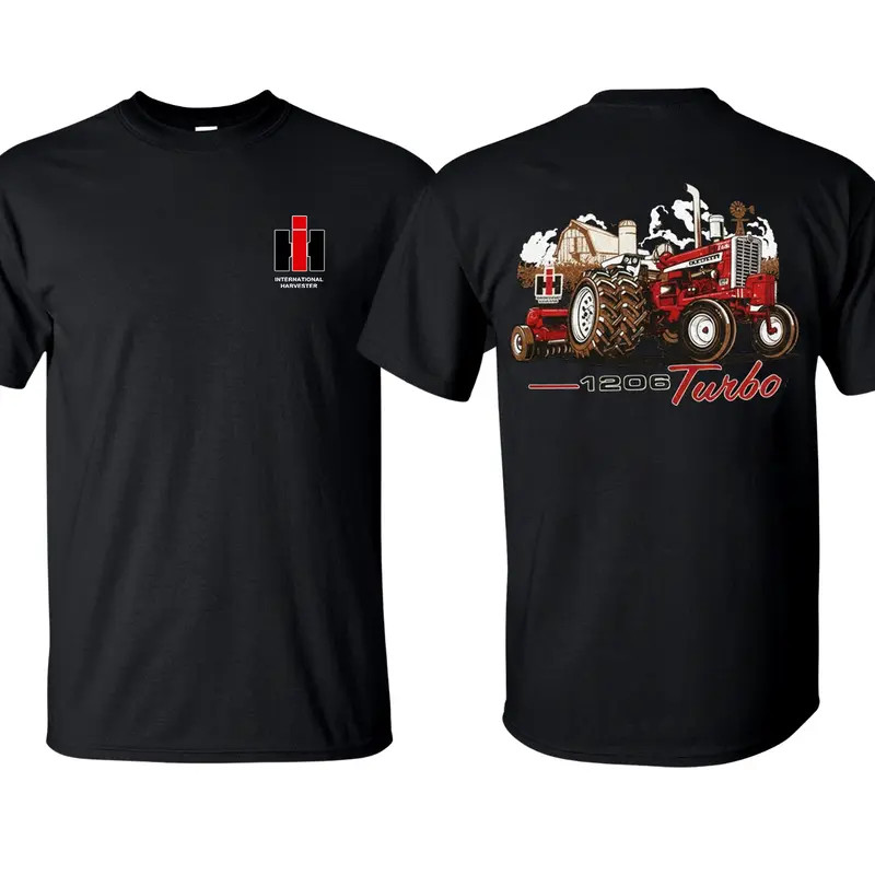 IH Farmall 1206 with Duals Short Sleeve T-Shirt Case IH Tractor Tee Gift for Dad
