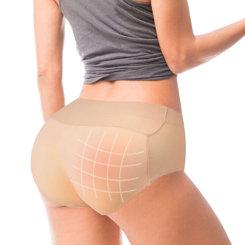 US Women Push-Up Padded Underwear Shapewear Bum Butt Lift Enhancer Brief Panties gallery