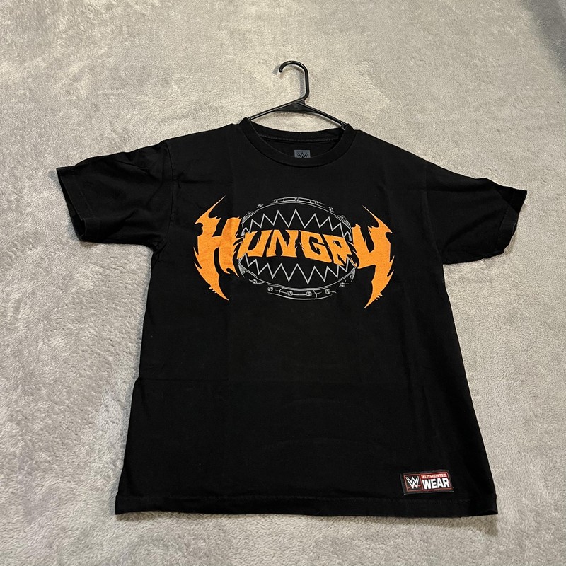 WWE Ryback Shirt Mens Medium Black Hungry Feed Me More Wrestling Graphic Tee