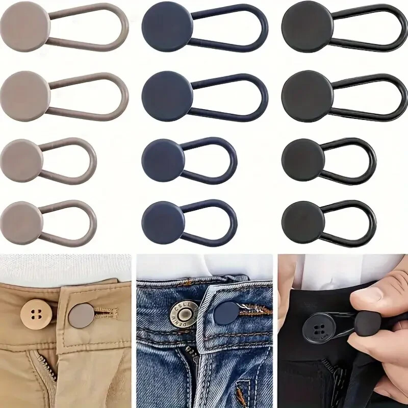 12Pcs Button Extenders For Jeans Pants Waistband Expander Pants Waist Extension gallery