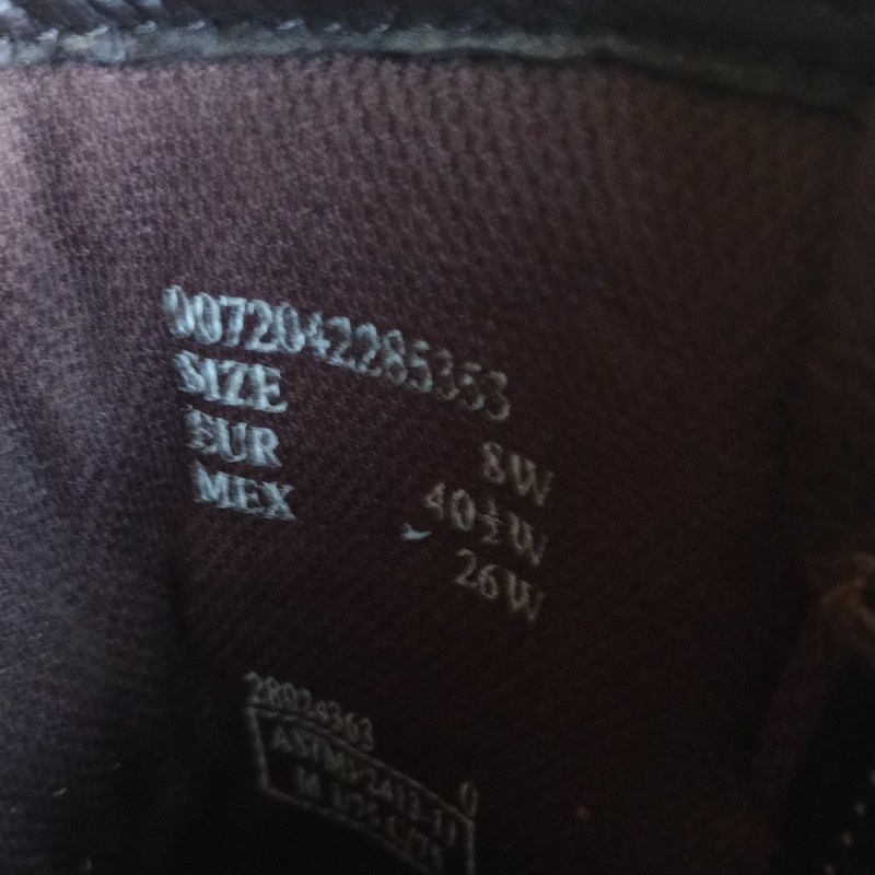 Walkstar Brown Bullhide Leather Bootie Mid-Calf Round Toe US 8 Wide gallery