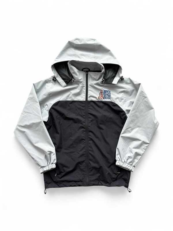 Cheneral Bryce Canyon National Park Colorblock Hooded Windbreaker Jacket