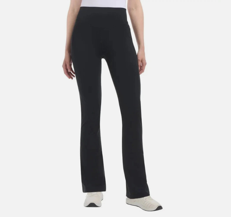 Jockey Women’s Yoga Pants, Black Salt, Size S