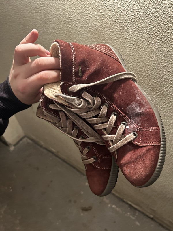 Legero Gore-Tex women's winter boots suede burgundy approx. size 38-39 gallery