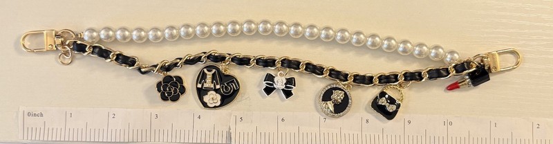 Bag Charm Pendant for Shoulder Bag Handbag Tote Key Chain Purse Accessory 10'' gallery