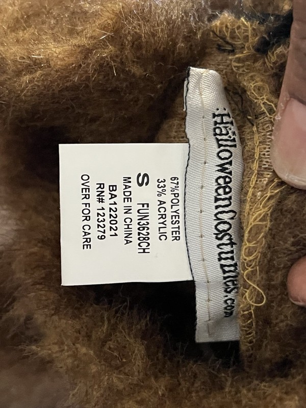 Beaver costume Small/ No Head Or Feet gallery