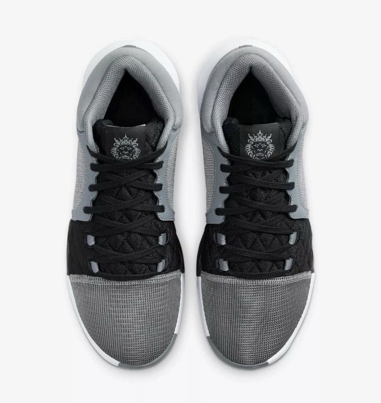 Nike LeBron Witness 8 FB2239 004 Cool Grey/White-Black New Men's Size 11 NEW gallery