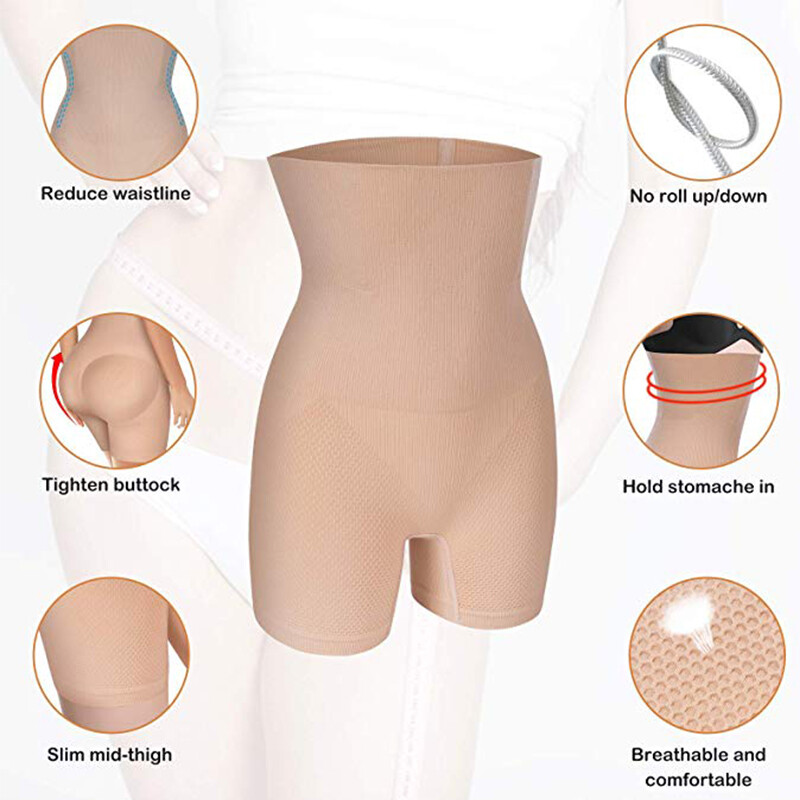 Shaperin High Waisted Shorts Body Shaper Slimming Control Shapewear For Women gallery