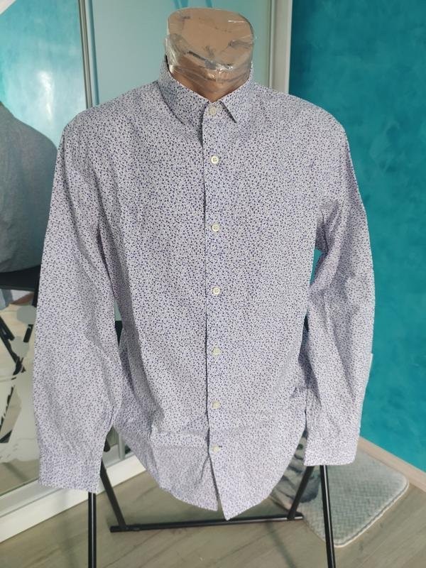 Men Banana Republic Shirt White Cotton 40 /L / 48