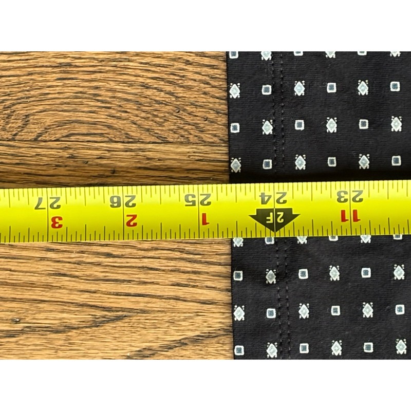 J. Jill Wearever Diamond Dot Top Womens Large Black White 3/4 Sleeve Boat Neck gallery