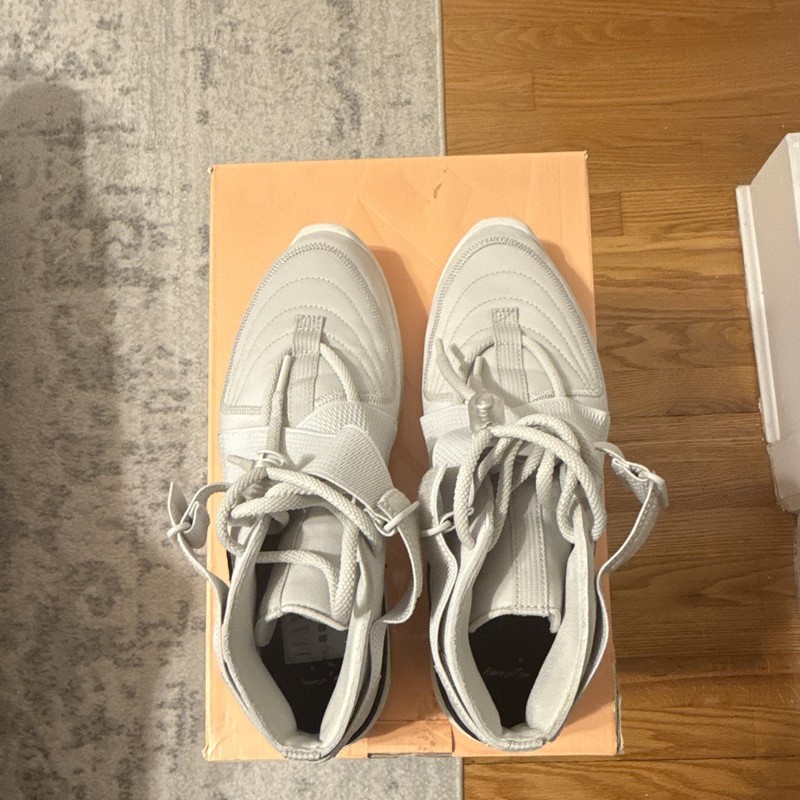 Nike Air Fear of God Raid High Top Ankle Strap Light Bone/Black AT8087-001 gallery