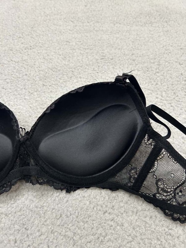 Rene Rofe Bra 36C Push Up Bra Black Lace gallery