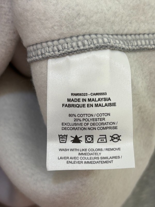 Nike Sportswear Club Fleece Sweatshirt Mens Heather Gray Crew Neck Outdoor Large gallery