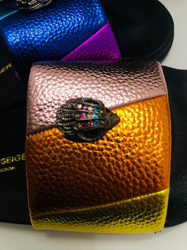 Kurt Geiger Mini Meena Eagle Rainbow Slide (Girls Toddler & Youth) Style Kgs2411 gallery
