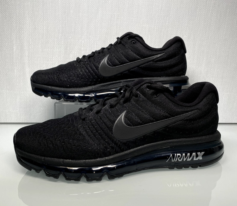 Nike Air Max 2017 Shoes Triple Black 849559-004 Men’s Sizes NEW