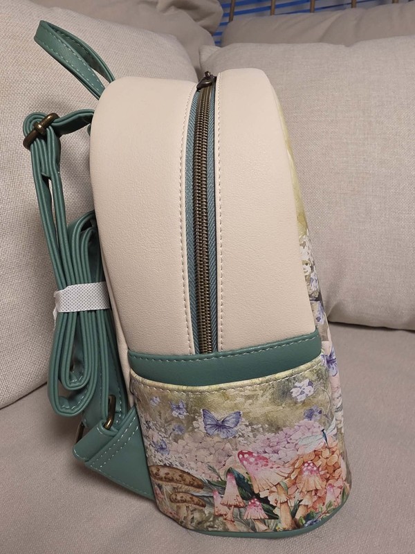 Loungefly Disney Peter Pan Tinker Bell Flowers Mini Backpack gallery