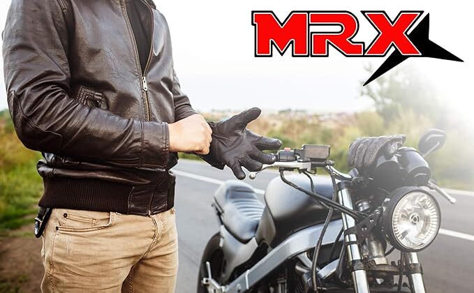Mens Driving Gloves Basic Soft Goat Leather Fingerless Breathable Biker gallery