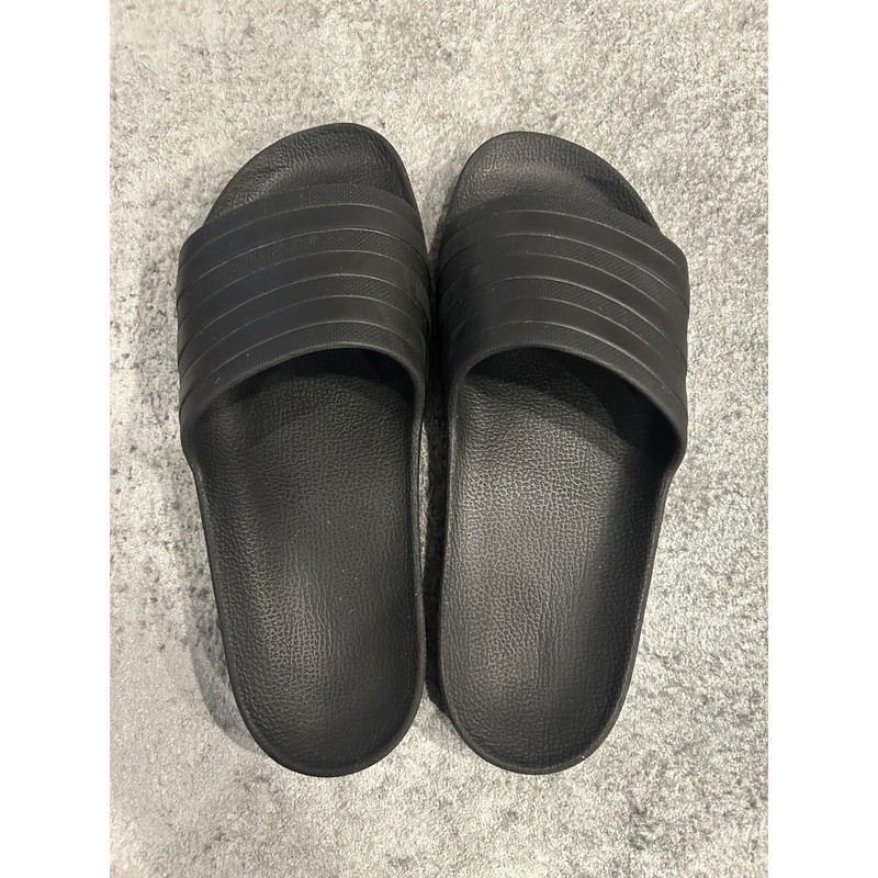 Adidas Adilette Shower Slides Mens Core Black Three Stripe Sandals GZ5922