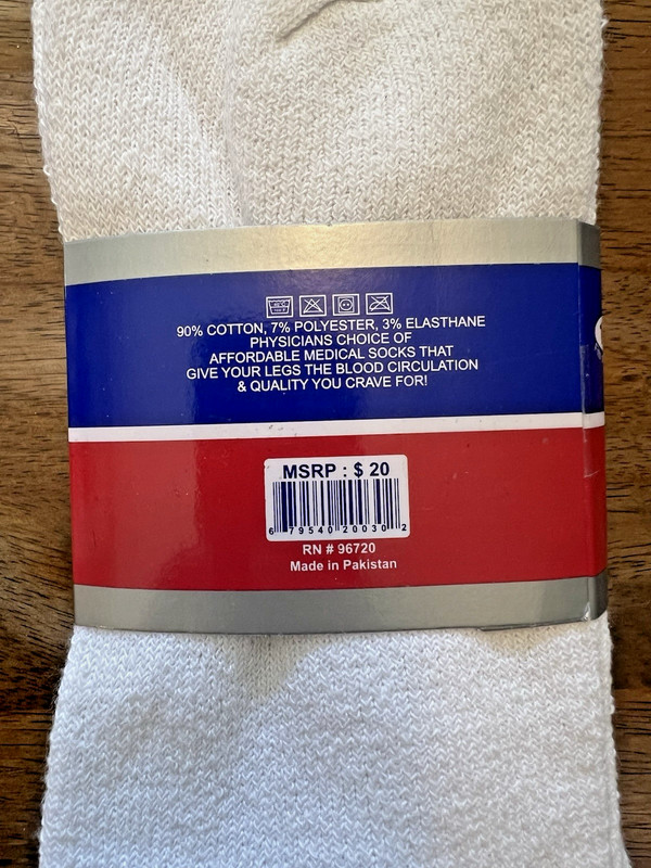 RODEX KING SIZE DIABETIC SOCKS 3 COUNT Size 13-15 Fits Shoe Size 9-15 gallery