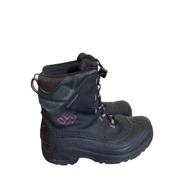 Columbia Women’s Snow Boots Black Suede Waterproof Hiking Boots 200 Grams Sz 5