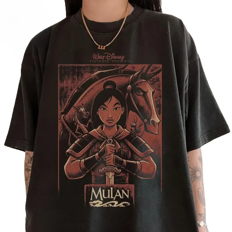 Vintage 90s Mulan T-Shirt, Warrior Princess Shirt
