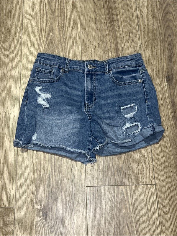 Girl’s Size 16 Blue Denim Jordache Jean Shorts Bottoms (A53)
