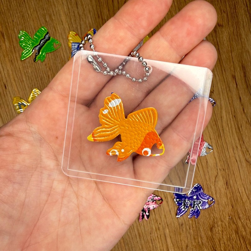 Handmade Recycled Japanese Aluminum Can Random Surprise Lot B – Mini Goldfish