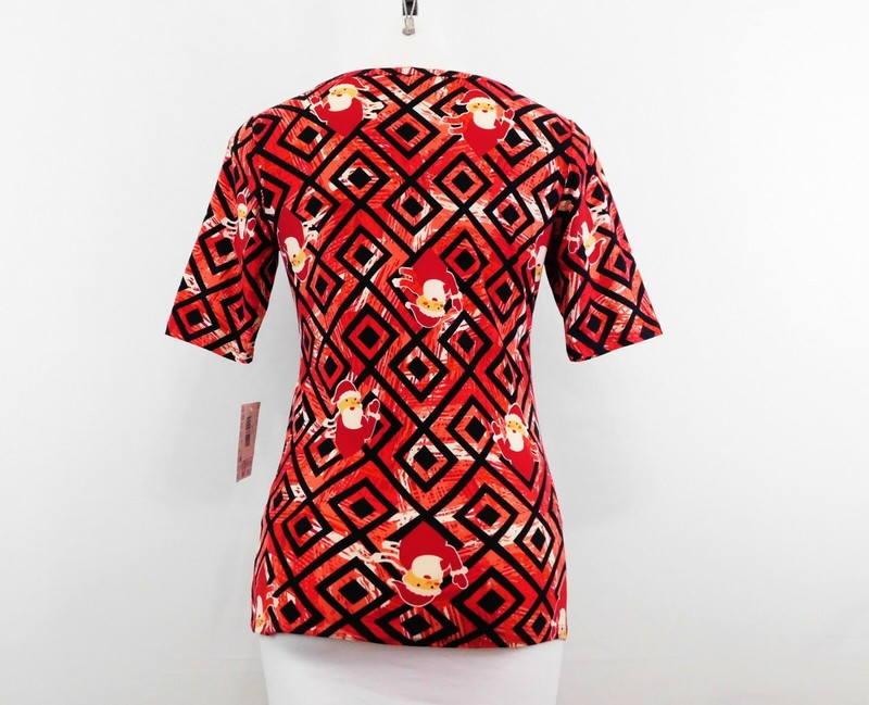 Lula Roe Women Shirt, Size S, Multi-color, 92% Polyester, 8% Spandex gallery