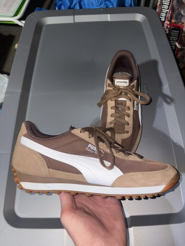 PUMA Easy Rider Brown and White Women’s Size 7 Brand New