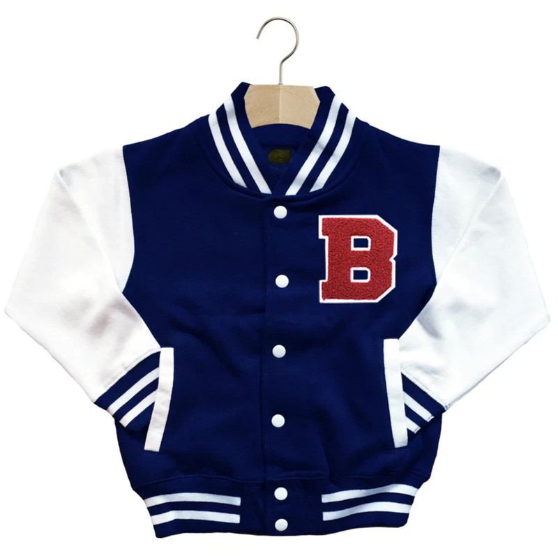 CLASSIC VARSITY BASEBALL JACKET UNISEX PERSONALIZED GENUINE US E COLLEGE LETTER gallery