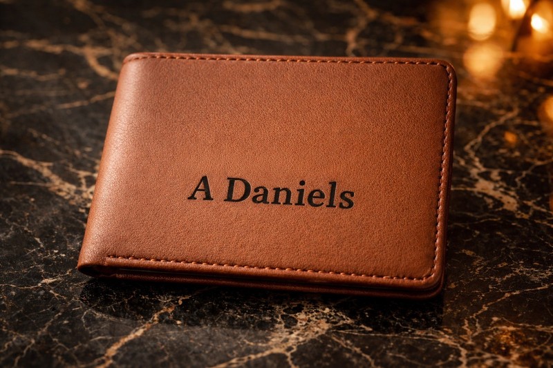 Personalized Wallet for Men – Same Day Engraving – Fast Shipping USA Seller