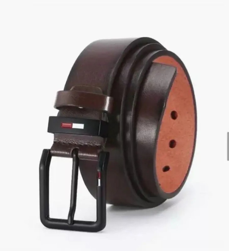 Men's 120cm x 3.8cm PU Leather Belt Alloy Square Pin Buckle Business Casual gallery
