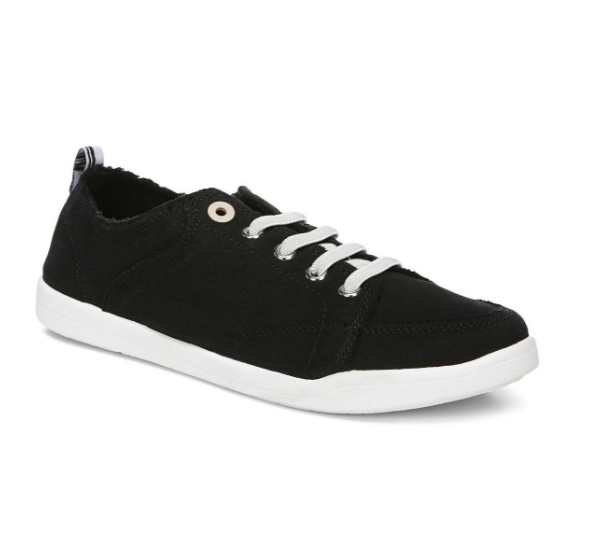 NEW VIONIC Women’s Beach Pismo Casual Sneaker: Canvas – Black Canvas