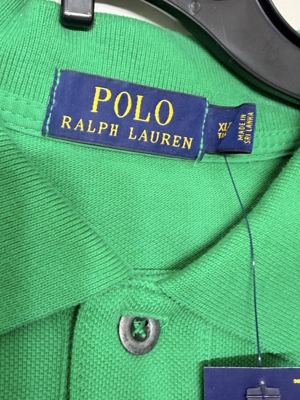 Polo Ralph Lauren Big Pony Green Mens XLT Big & Tall Cotton Knit Polo Shirt gallery