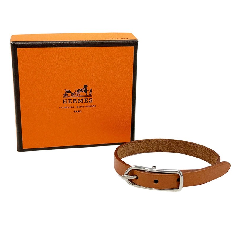 Hermes HERMES Bracelet for Women, Brand: Api 1, Leather, Brown, Si... GZl1ggi4 gallery