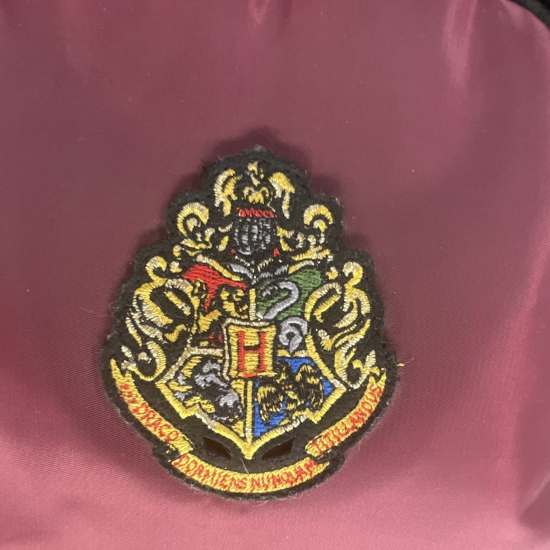Harry Potter Gryffindor Colorblock Backpack Black/Burgundy Medium Embroidered gallery