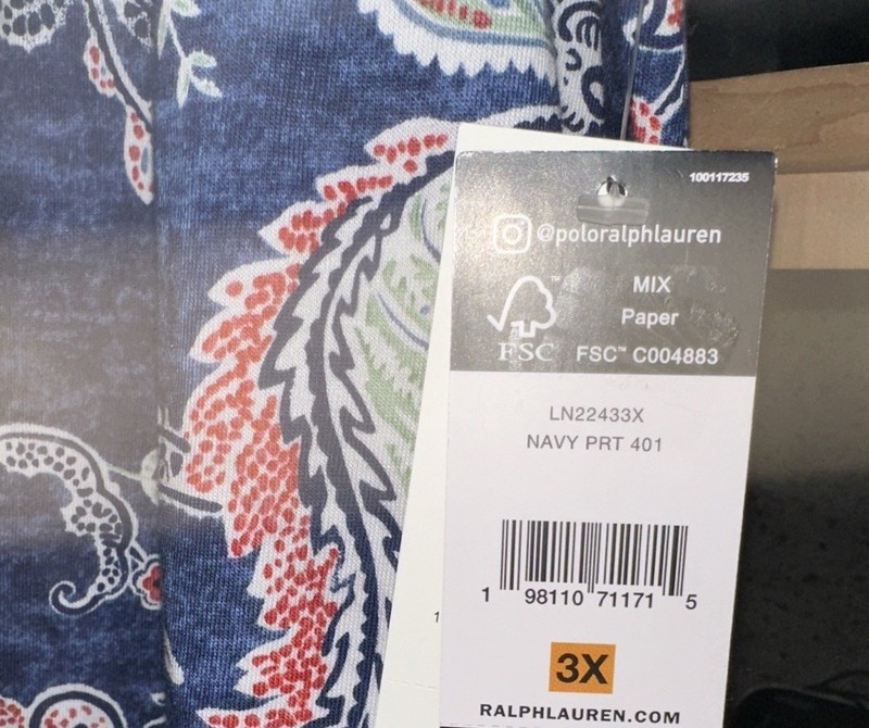LAUREN RALPH LAUREN PAISLEY MULTICOLOR NIGHTGOWN SOFT 12Xor3X Buyers Choice NWT gallery
