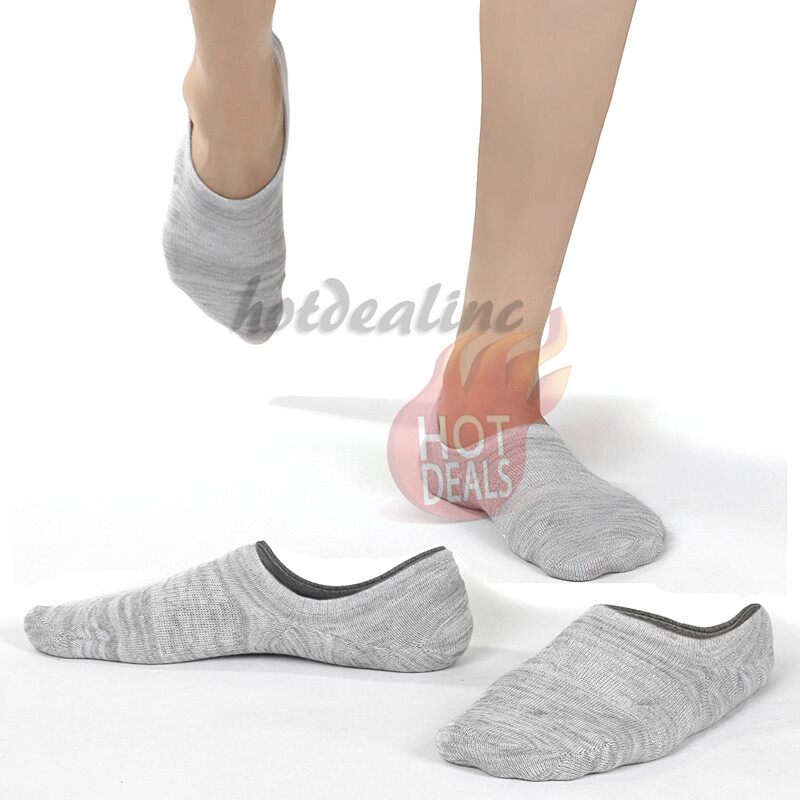 Lot 12 Pairs Women Neon Invisible No Show Low Cut Solid Cotton Socks gallery