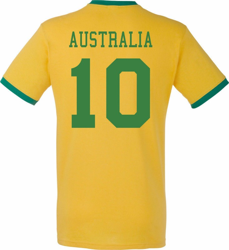 Youth Designz Men's T-Shirt Australia with DESIRED NAME + NUMBER Jersey World Cup Fun gallery