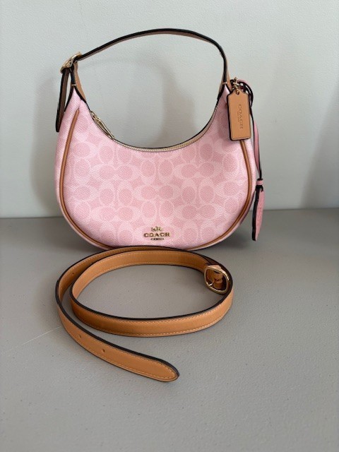 Coach CDW86 Emily Shoulder Bag Signature Canvas Powder Pink gallery