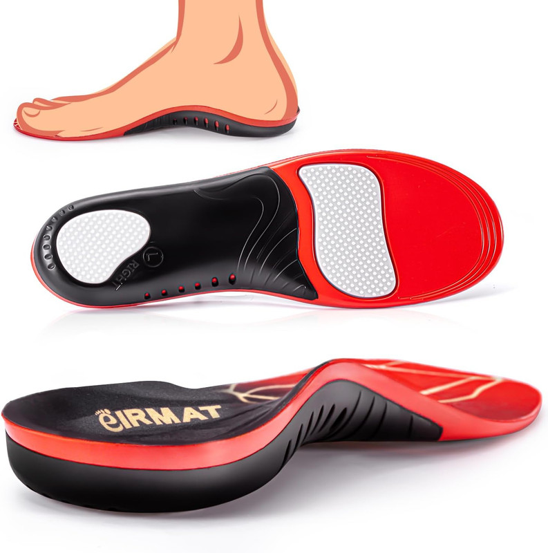 Plantar Fasciitis High Arch Support Insoles-75-77 (A1-1Pair, L(Men 11-12.5/Women