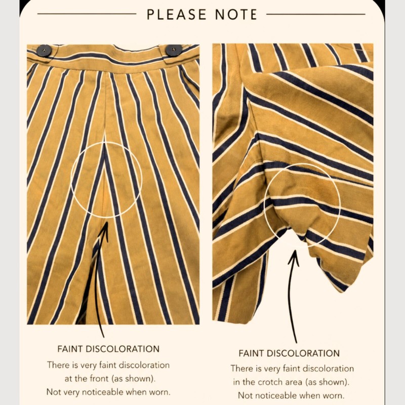 Sandro Striped Mini Shorts Skort Tan EU 36/ US 4 gallery