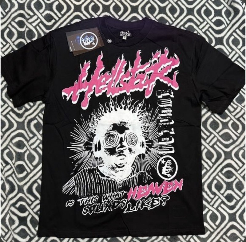 Hellstar Graphic Print Men’s Short Sleeve T-Shirt Size M