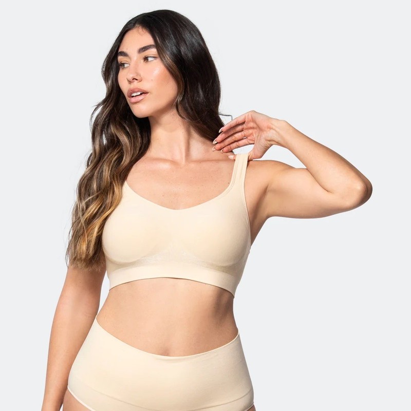 459 Small THE COMFORT SHAPING BRA WITH ADJUSTABLE STRAPS sand