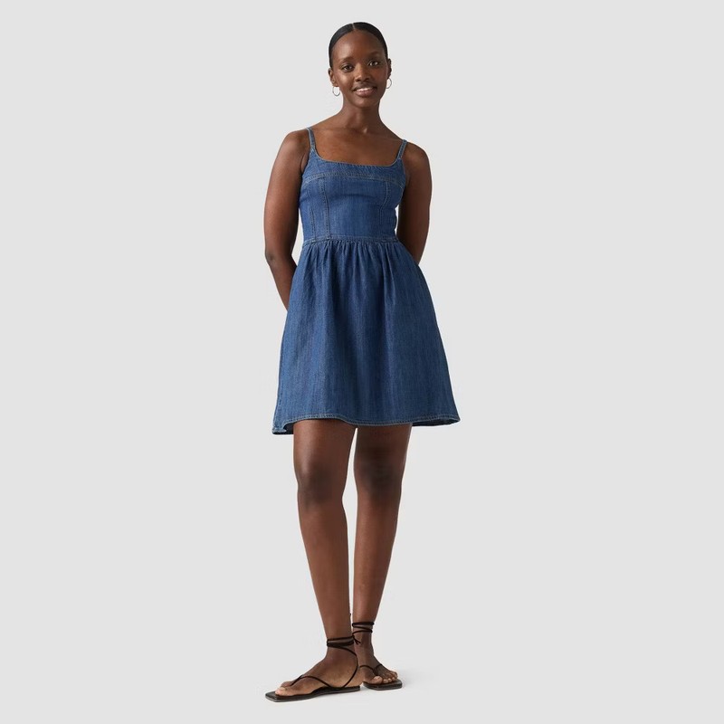 Levi Women Jadine Denim Dress – Unturned Stone XS