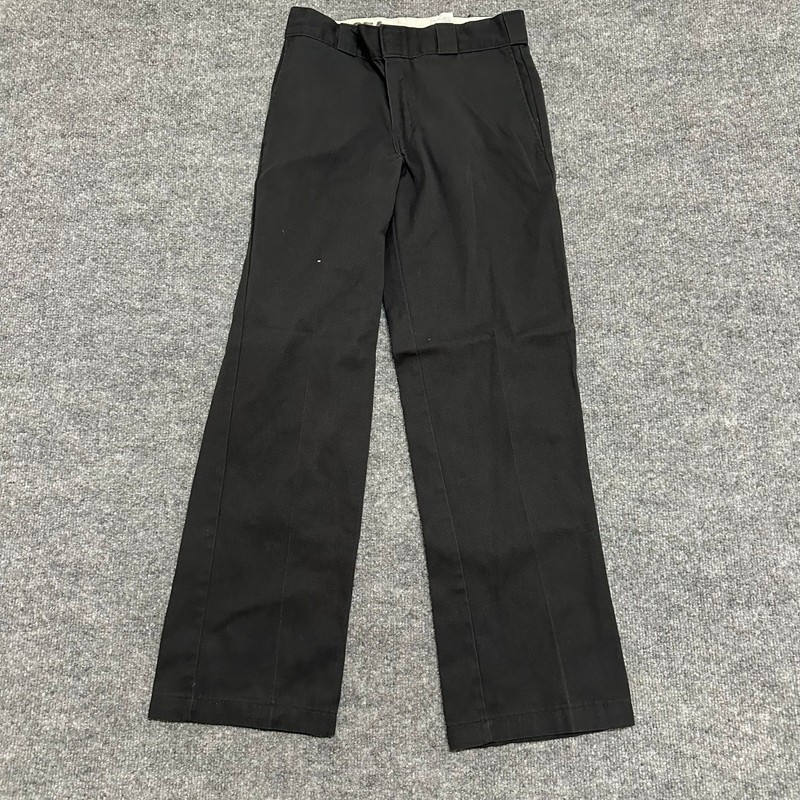 Dickies Pants Mens Size 29×30 Black 874 Original Fit Straight Leg Workwear Twill