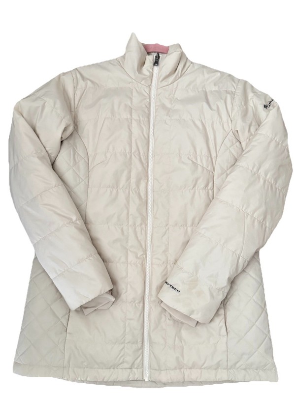 Columbia Womens Large Jacket Titanium Interchange Omni-Tech White Size L