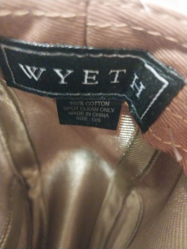 Wyeth Ivory Corduroy Cowgirl Hat Sz. 0/S 100% cotton Spot clean only Western gallery