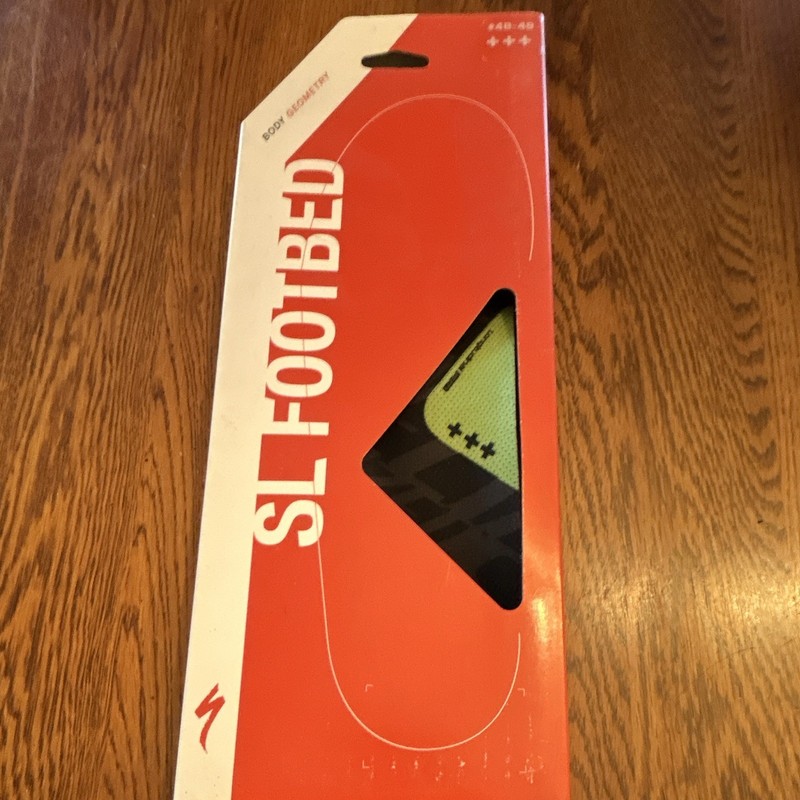 Specialized Body Geometry S1 Footbed Shoe Insoles Inserts, Size 48-49