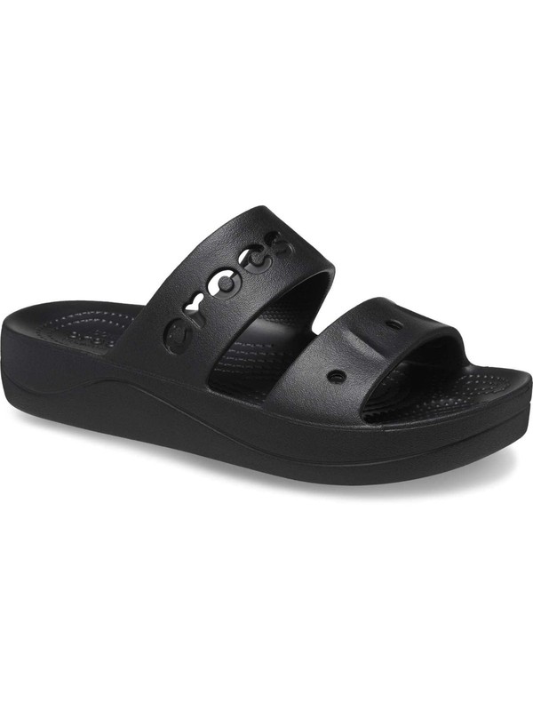 HOT SALE - Crocs Adult Women's Baya Platform Slide Sandal Black New gallery